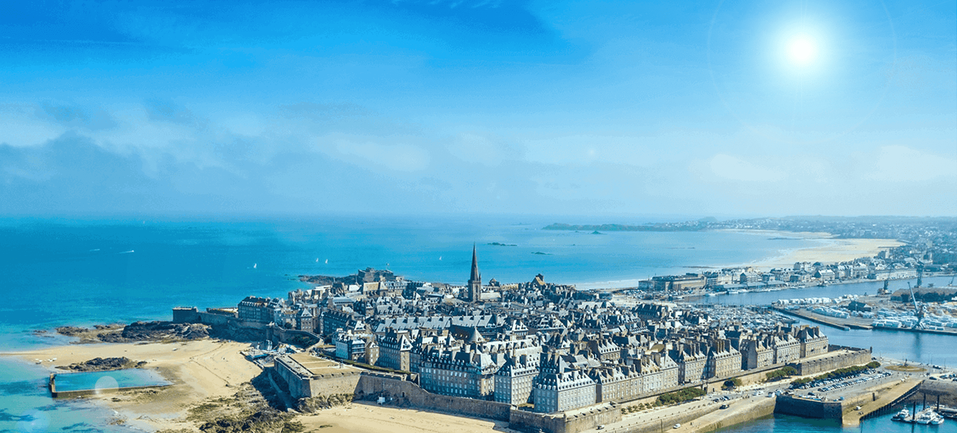 St Malo, cité de la conciergerie privée MadeaServices en Bretagne, France